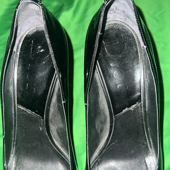 Preloved Dior Elegant Black Peep-Toe Heels size 40 - Picture 7 of 16